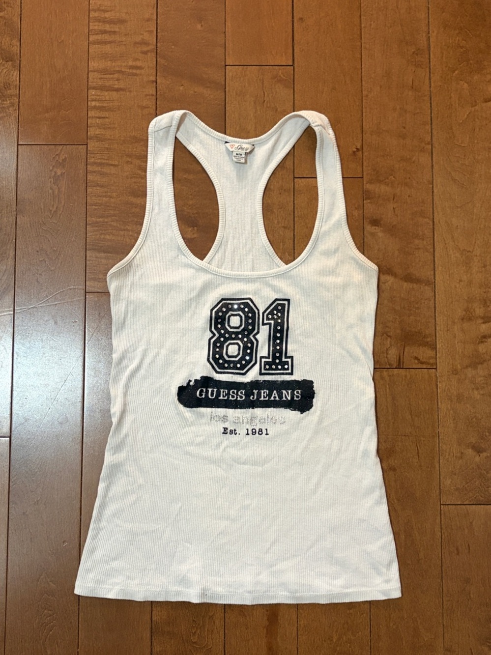 Guess Racerback Graphic Tank